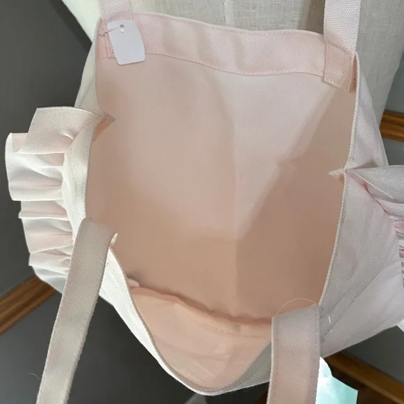 Bath & Body Works pale Pink Ruffled Tote Bag - Picture 6 of 6
